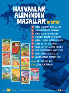 Hayvanlar Aleminden Masallar Seti   10 Kitap