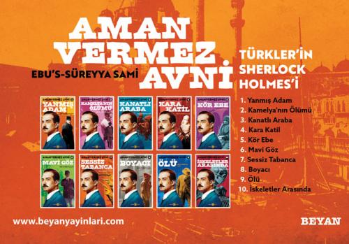 Amanvermez Avni 10 Kitap (Kutulu) - Ebu's Süreyya Sami - Beyan Yayınla